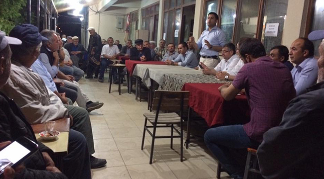 AKP’Li ÖZKAN VATANDAŞIN SORUNLARINI DiNLiYOR