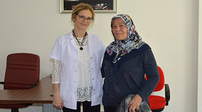 HAYIRSEVER ESMA TEYZE’DEN PAÜ’YE ANLAMLI BAĞIŞ