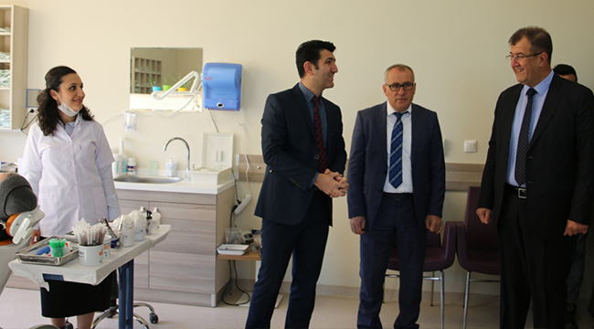 BAŞKAN GÜVEN’DEN DİŞ HEKİMLERİNE ZİYARET