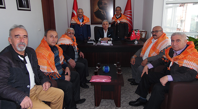 YÖRÜKLERDEN CHP İL BAŞKANI SANCAR’A ZİYARET