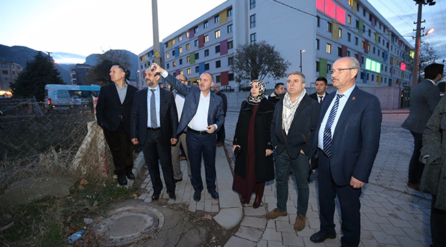 AK PARTİ MECLİS ÜYELERİ İLE YATIRIMLARI İNCELEDİ