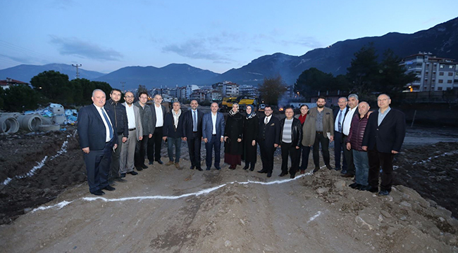 AK PARTİ MECLİS ÜYELERİ İLE YATIRIMLARI İNCELEDİ