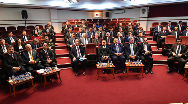 ŞUBE BAŞKANLARI VE KAYMAKAMLAR TOPLANTISI YAPILDI