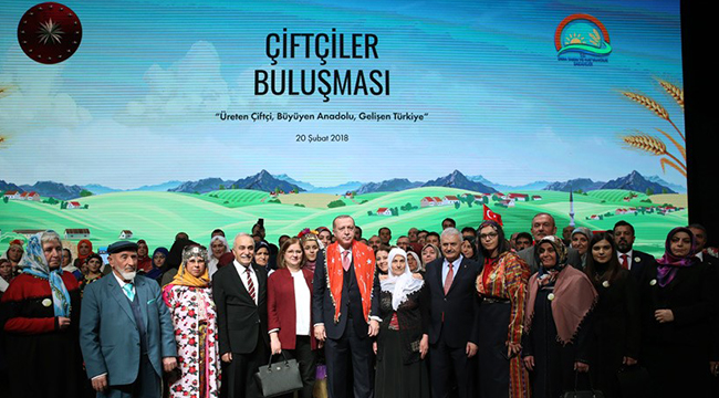 ÇİFTÇİLER BEŞTEPE'DE BULUŞTU