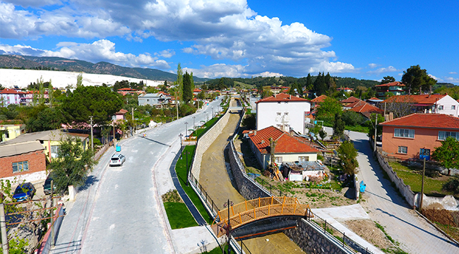PAMUKKALE'YE BÜYÜKŞEHİR’İN ELİ DEĞDİ