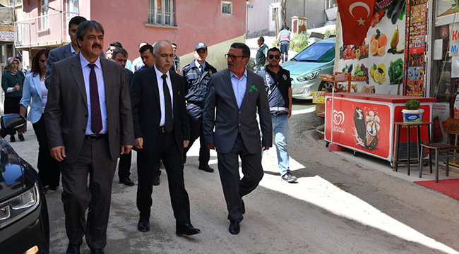 VALİ KARAHAN GÜNEY VE BULDAN’I ZİYARET  ETTİ