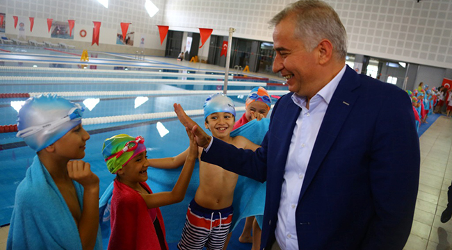 2 KAPALI YÜZME HAVUZU DAHA TAMAMLANDI