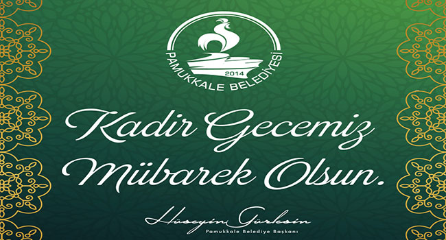 GÜRLESİN’DEN KADİR GECESİ MESAJI