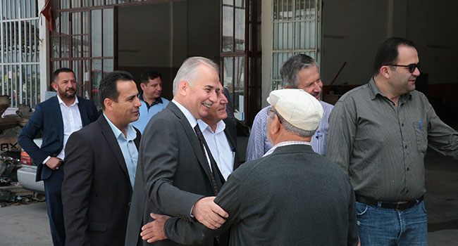 BAŞKAN ZOLAN KALE’YE MÜJDEYLE GİTTİ