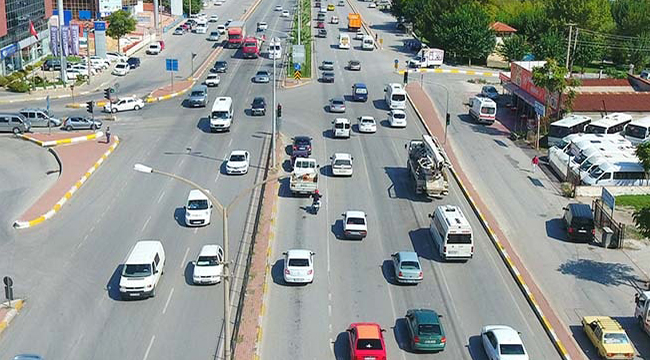 DENİZLİ'DE ARAÇ SAYISI ARTTI