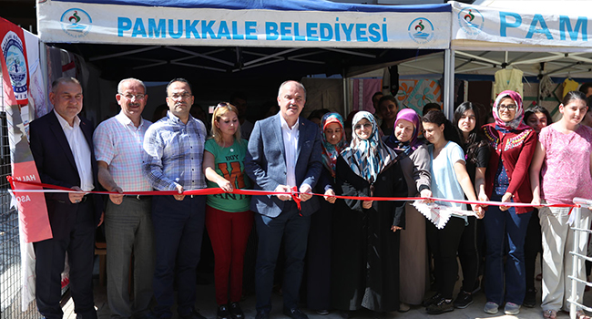 9 AYLIK EL BECERİLERİNİ SERGİLEDİLER