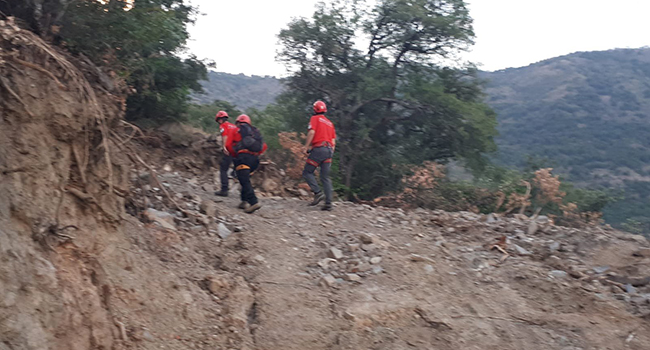DENİZLİ AKUT’TAN KEÇİ KURTARMA OPERASYONU
