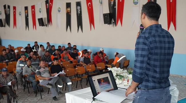 ÇİVRİL BELEDİYESİ’NDE İŞ GÜVENLİĞİ EĞİTİMİ