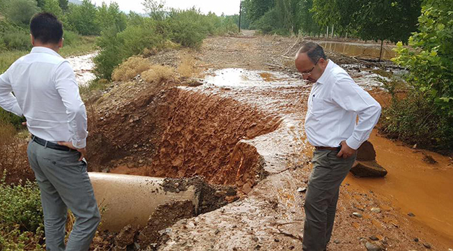 ÇAMELi VE BEYAĞAÇ AFETi YAŞADI