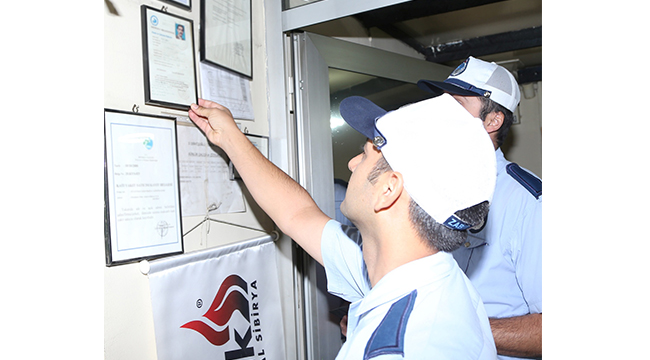 BÜYÜKŞEHiR EKiPLERi SATIŞ NOKTALARI VE KONUTLARI DENETLiYOR