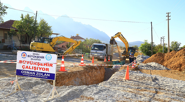 BÜYÜKŞEHiR BAKLAN'IN ALT YAPISINI YENiLiYOR
