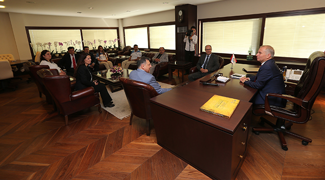 PTT BAŞMÜDÜRÜNDEN,BAŞKAN ZOLAN’A ZİYARET