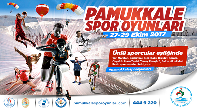 PAMUKKALE SPOR OYUNLARI CUMA GÜNÜ BAŞLIYOR