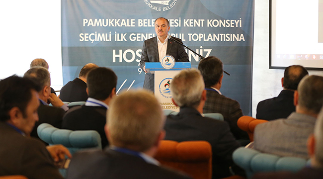 PAMUKKALE KENT KONSEYİ BAŞKANI KAYA OLDU