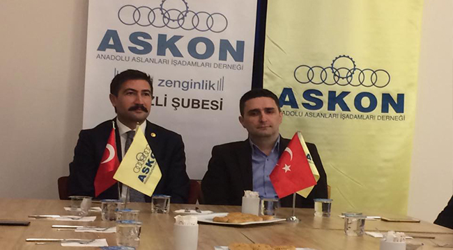 MİLLETVEKİLİ ÖZKAN'DAN ASKON'A ZİYARET