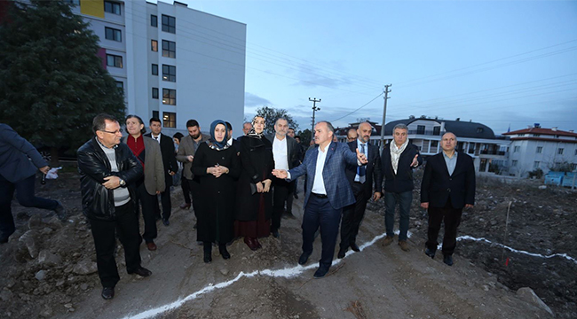 AK PARTİ MECLİS ÜYELERİ İLE YATIRIMLARI İNCELEDİ