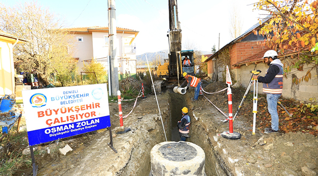 BÜYÜKŞEHİRDEN ÇAMELİ’YE ALTYAPI YATIRIMI