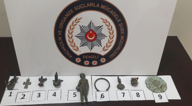 ÇOK SAYIDA TARİHİ ESERE EL KONULDU