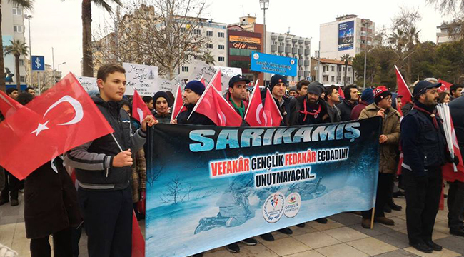 GENÇLER SARIKAMIŞ İÇİN TEK YÜREK