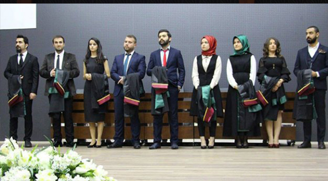 DENİZLİ BAROSU'NDA 9 YENİ TAZE KAN