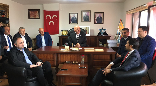 ÖZKAN’DAN MHP İL BAŞKANI’NA ZİYARET