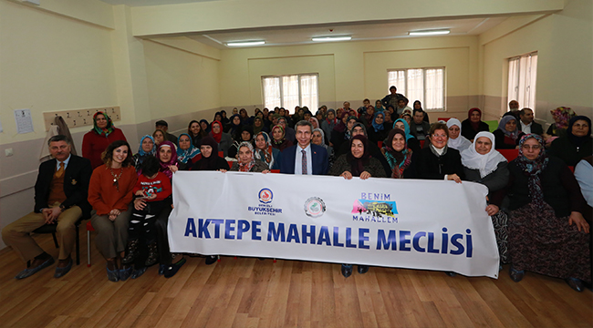 15. MAHALLE MECLİSİ AKTEPE’DE KURULDU