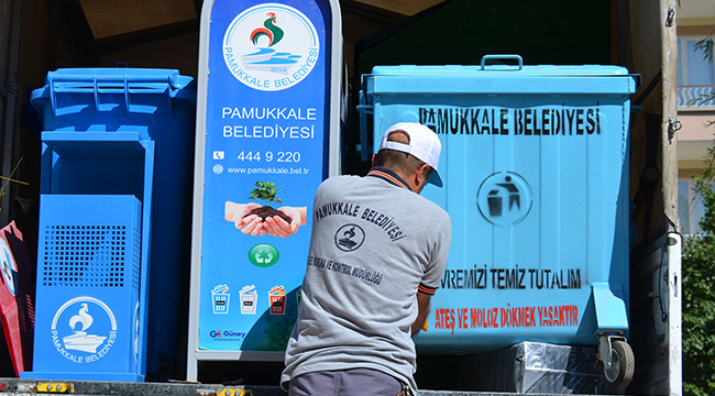 PAMUKKALE’Yİ TEMİZLEMEK İÇİN HERGÜN 250 KİŞİ ÇALIŞIYOR