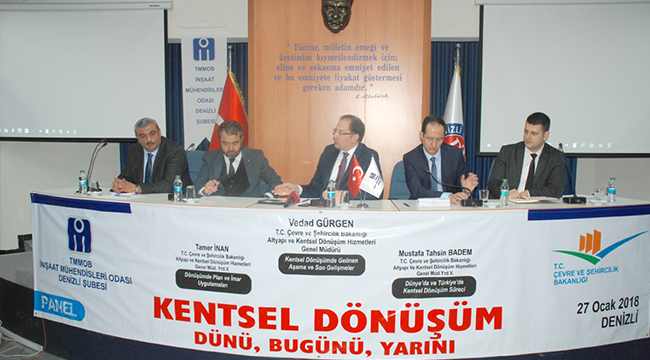İMO KENTSEL DÖNÜŞÜMÜ MASAYA YATIRDI