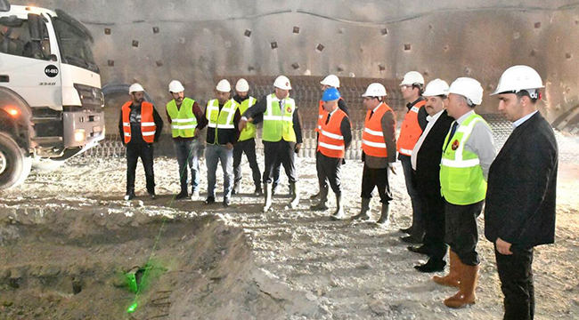 KARAHAN HONAZ TÜNELLERİNDE İNCELEME YAPTI