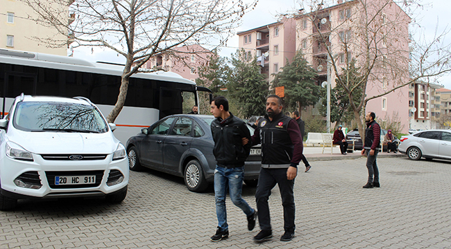 GÖZALTINA ALINAN 8 KİŞİ ADLİYEYE SEVK EDİLDİ
