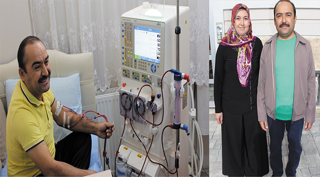 15 YILLIK DİYALİZ HASTASI NAKİLLE YENİDEN DOĞDU