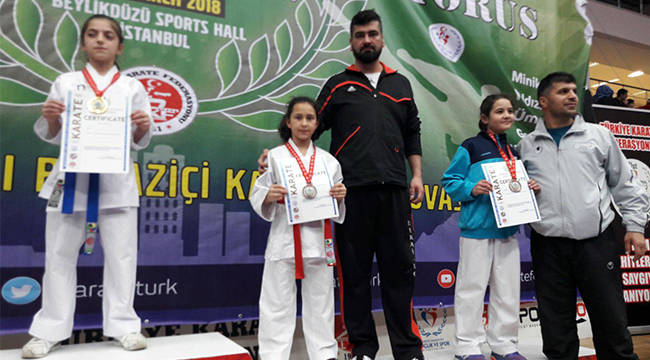 KARATECİ MELİSA MADALYAYA DOYMUYOR