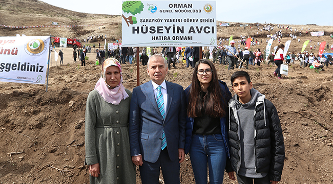 AVCI’NIN ADI HATIRA ORMANINA VERİLDİ