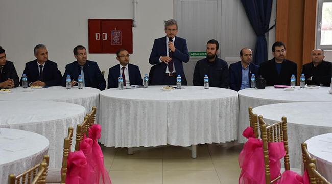 BAŞKAN ŞEVKAN EĞİTİMCİLERLE BULUŞTU