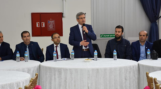 BAŞKAN ŞEVKAN EĞİTİMCİLERLE BULUŞTU