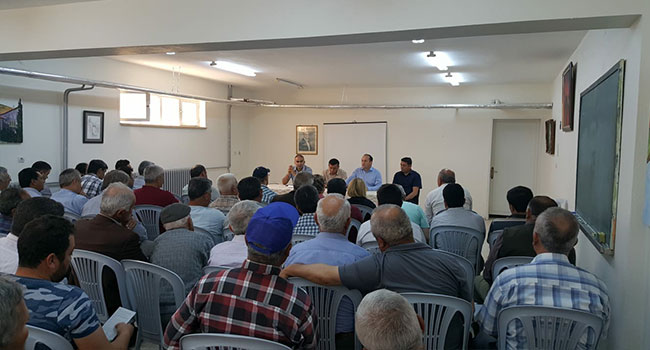 TARSİM GÜNEY İLÇESİNDE ÜRETİCİLERLE BULUŞTU