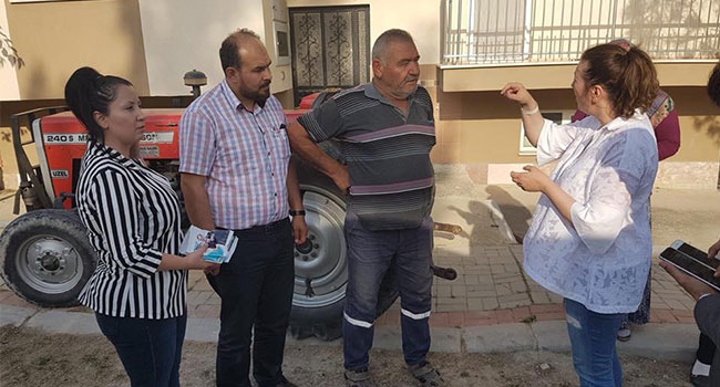 AK PARTİLİLER ARALIKSIZ ÇALIŞIYOR