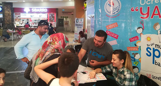 YAZ SPOR OKULLARINA KAYITLAR BAŞLADI