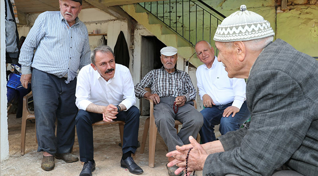 AK PARTİLİ TİN ACIPAYAMLILARLA BULUŞTU