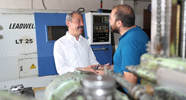 TİN, 3. SANAYİ SİTESİ ESNAFIYLA BULUŞTU