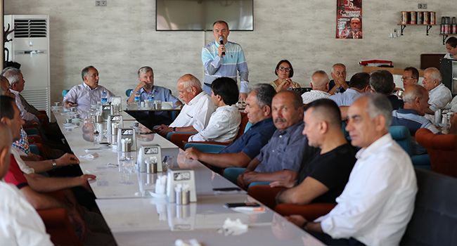 GÜRLESİN ESKİ MECLİS ÜYELERİNE PROJELERİNİ ANLATTI