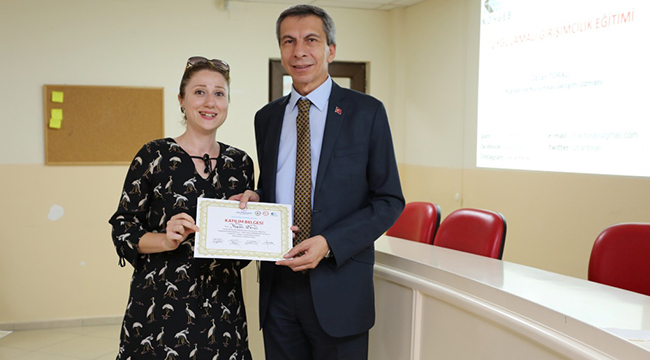 3.NCÜ GİRİŞİMCİLİK EĞİTİMİ TAMAMLANDI