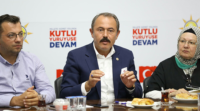 MİLLETVEKİLİ TİN PAMUKKALE TEŞKİLATIYLA BULUŞTU