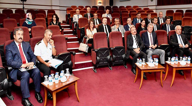 EYLÜL AYI KAYMAKAMLAR TOPLANTISI YAPILDI
