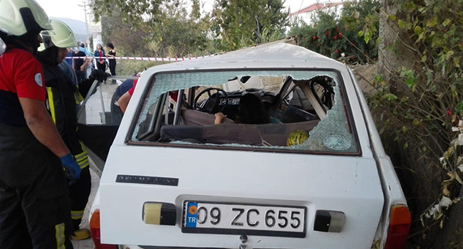 IRLIGANLI'DA FECİ KAZA